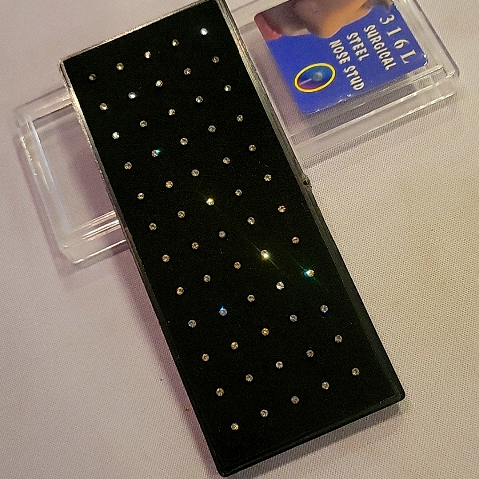 Nose Studs Tray 316l Surgical Steel